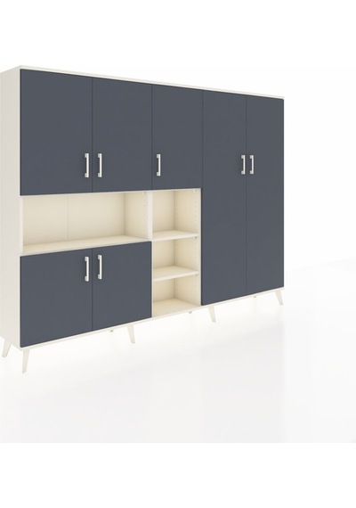 Arges Dolap 13 Raflı 7 Kapaklı 220x30x163 Aytaşı-antrasit/aytaşı Aytaşı-antrasit/aytaşı Arges Dolap 13 Raflı 7 Kapaklı 220x30x163 Aytaşı-antrasit/aytaşı Aytaşı-antrasit/aytaşı