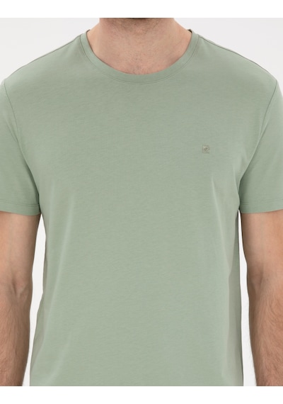 Pierre Cardin Erkek Çağla Tişört Basic 50306980-vr016 Çağla