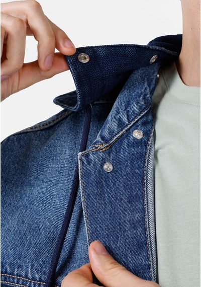 Colin's Colins Oversize Fit Düğmeli Astarsız Erkek Mavi Jean Ceket Cl1068557 Q1.v1 Dn08386 Mavi Colin's Colins Oversize Fit Düğmeli Astarsız Erkek Mavi Jean Ceket Cl1068557 Q1.v1 Dn08386 Mavi