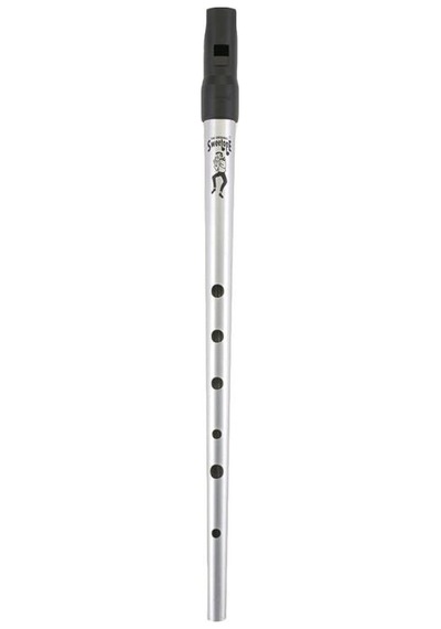 Clarke Sweetone Gümüş Gri, Kılıflı İrlanda Flütü -tinwhistle D