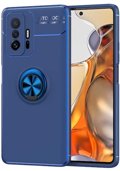 Mi 11t Pro 5g Kılıf Tchs Ravel Silikon Kapak - Siyah-mavi Siyah-mavi