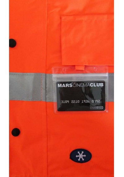 Junıor Jn1012/p Waterproof Polarlı Fosforlu Oxford Parka Turuncu L Beden Turuncu