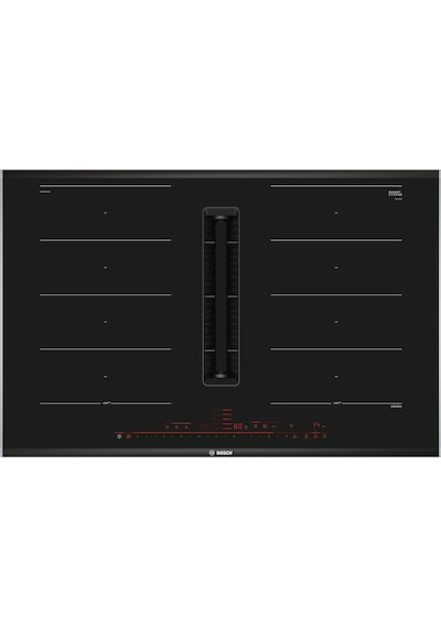 Bosch PXX875D67E Davlumbaz Entegreli İndüksiyonlu Ocak Siyah