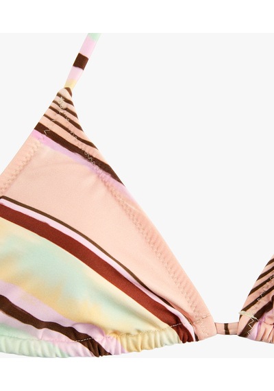 Koton Koton X Şahika Ercümen - Boyundan Bağlamalı Çizgili Üçgen Bikini Üstü Sarı Çizgili 6sak10283mm Koton Koton X Şahika Ercümen - Boyundan Bağlamalı Çizgili Üçgen Bikini Üstü Sarı Çizgili 6sak10283mm