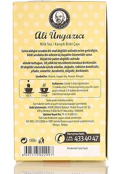 Milk Tea Karışık Bitki Çayı 20 Poşet 4 Adet