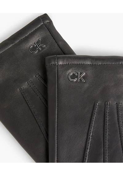 Calvin Klein Gs Ck Metal Gloves L Erkek Siyah Eldiven