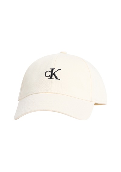 Calvin Klein Embroıdered Monogram Cap Beyaz Unisex Şapka Beyaz