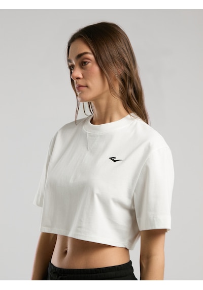 Everlast Ever Classics Wmn Comfort Beyaz Kadın Crop Tişört Beyaz