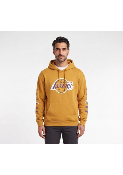 Blow Up Los Angeles Lakers Logolu Kapüşonlu Sarı Erkek Sweatshirt 12273 Siyah