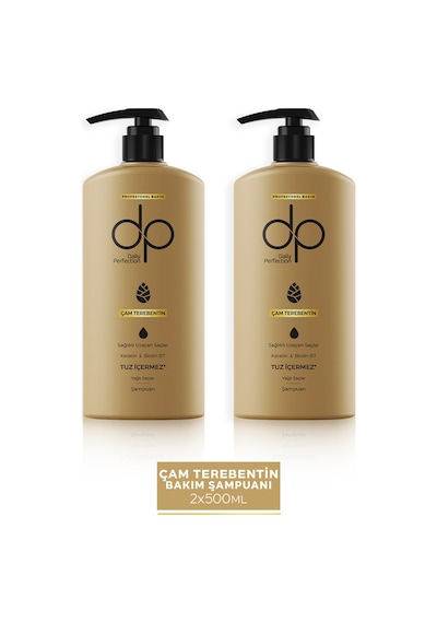 Dp Daily Perfection Şampuan Çam Terebentin 500 ML x 2 Adet