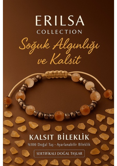 Sertifikalı Destek Kalsit Bileklik Çok Renkli