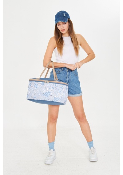 Superbag 22 Litre Piknik/kamp Çantası Sepeti. Termal Termos Çanta Sıcak-soğuk  Roza-61929032 Roza Çok Renkli