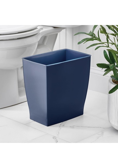 Mono Çöp Kovası Çöp Kutusu Dikdörtgen, Plastik, Plastik, Koyu Mavi, 28.4 X 18.9 X 30.3 Cm Belirtilmemiş