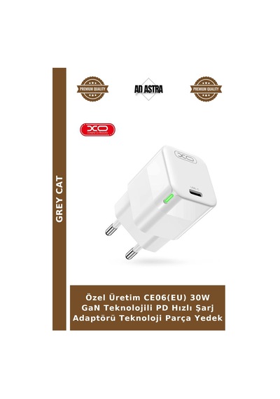 Özel Üretim Ce06 Eu 30w Gan Teknolojili Pd Hızlı Şarj Adaptörü Teknoloji Parça Yedek