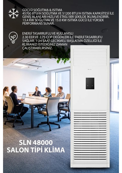 Dijitsu SLN 48 A+ 48000 BTU Inverter Salon Tipi Klima