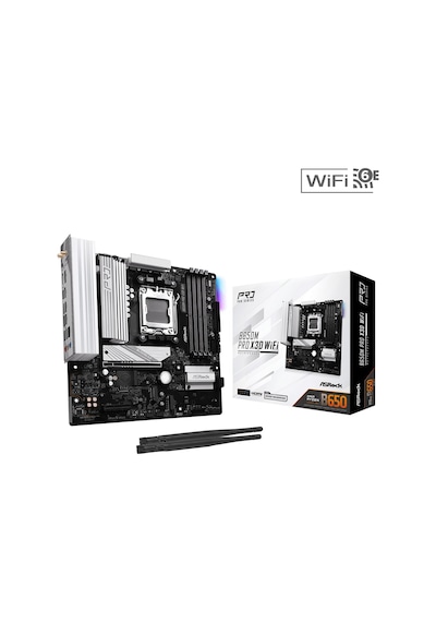 Asrock B650m Pro X3d Wifi Amd B650 Soket Am5 Ddr5 8000 Oc Mhz Aaaa11asr0038