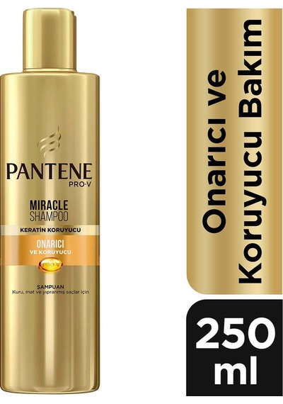 Pantene Miracle Onarıcı ve Koruyucu Bakım Keratin Koruyuculu Şampuan 250 ML