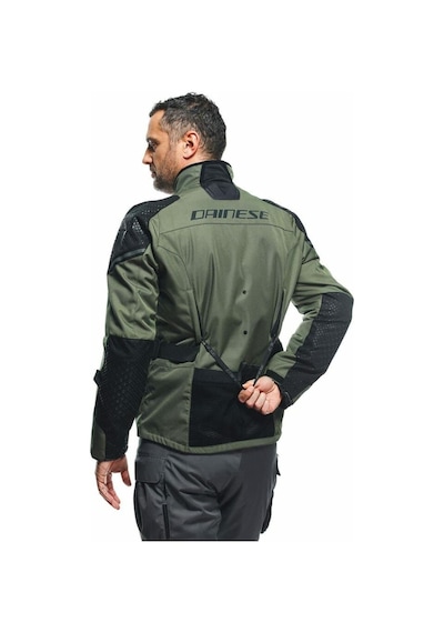 Dainese Ladakh 3L D Dry Army Ceket Siyah Yeşil