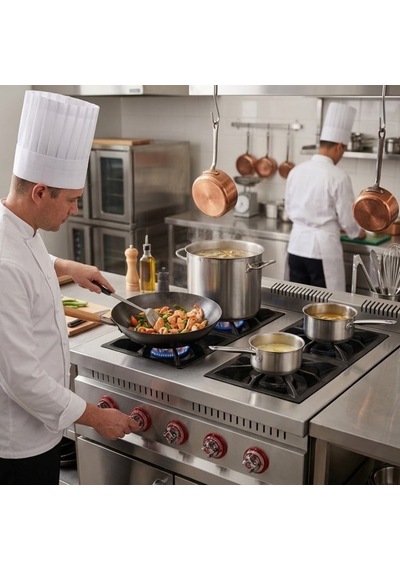Silverinox Doğalgazlı 4 Ocak 1 Fırın Kapasiteli Kuzine 100x100 Cm Diğer