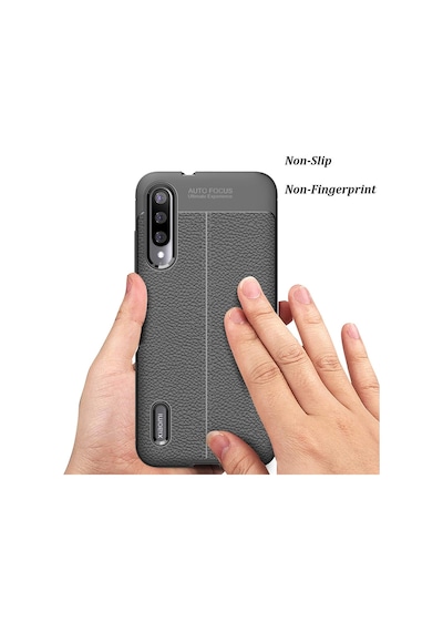 Xiaomi Mi A3 Kilif Esnek Deri Görünümlü Tam Korumali Niss Silikon 409288423