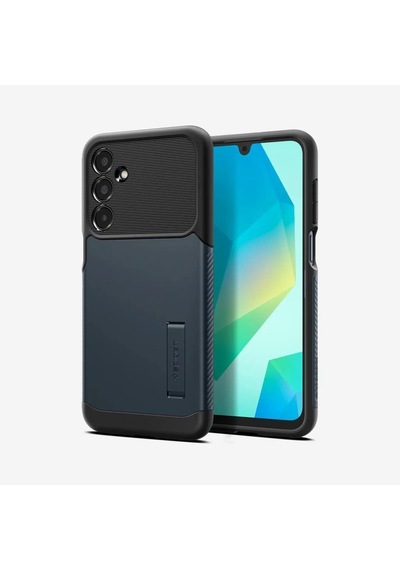 Spigen Galaxy A16 İle Uyumlu Kılıf Slim Armor Metal Slate