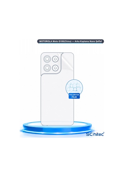 Schitec Motorola Moto G100 China Arka Yüzey Nano Hidrojel