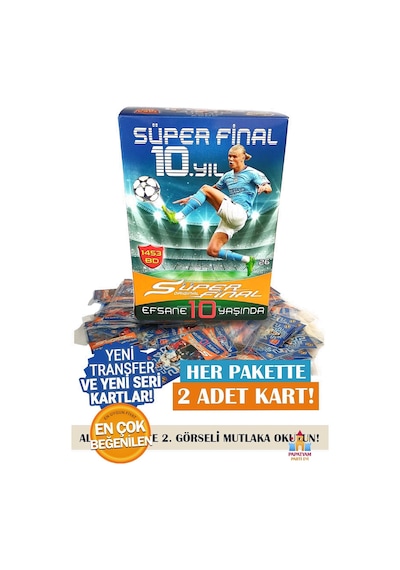Yeni Sezon 2024 Futbolcu Kartları - Süper Final Özel Seri, 35 Paket Ve 70 Kart İle Heyecanı Yakala