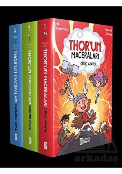 Thor'un Maceraları Seti - 3 Kitap Takım - Erik Tordensson - Parola Çocuk