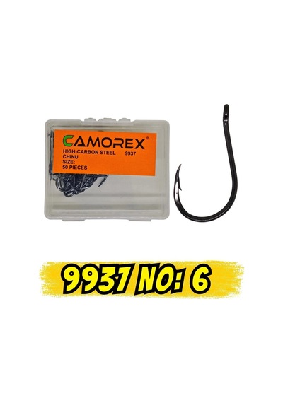 Camorex 9937 No:6 Delikli Çapraz İğne 50 Adet