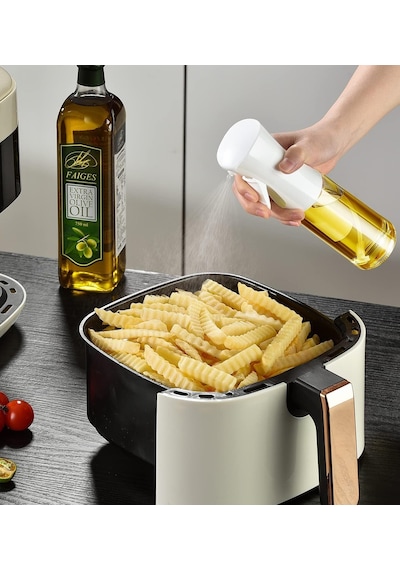 Sprey Yağdanlık Cam Şişe Yağ Püskürtücü 225 Ml Airfryer Kızartma