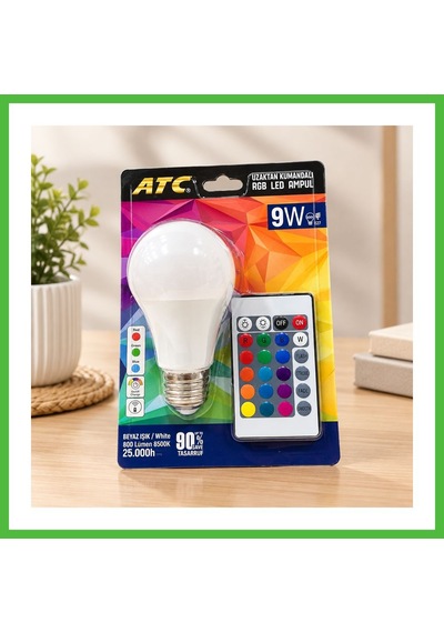 Vaveni Kumandalı Rgb Led Ampul 9 W Arz