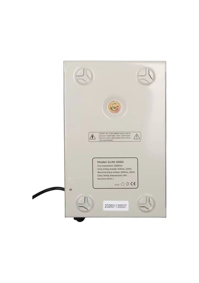 Hubrendy Sh Powermaster Slım-2000 Otomatik 2000va Kombi Voltaj Regülatörü İngiliz Fişli Ve Evrensel