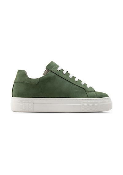 Deery Hakiki Süet Yeşil Sneaker Kadın Ayakkabı - Z1681Zyslc02 Yeşil