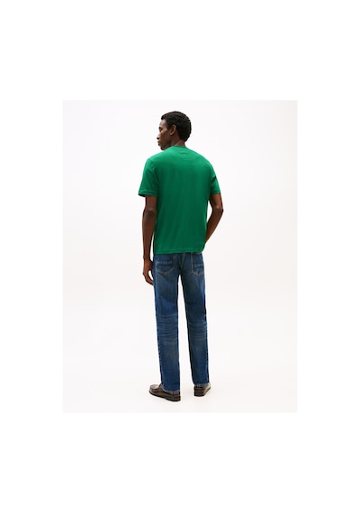 Tommy Hilfiger Hılfıger Stack Tee Erkek Yeşil T-shirt - Mw0mw38622