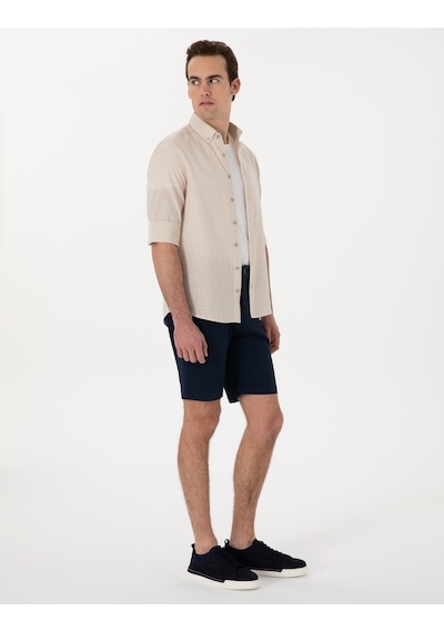 Pierre Cardin Erkek Lacivert Şort / Bermuda 50305289-vr033 Lacivert