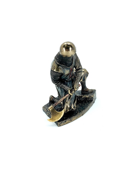 Baltalı Tapınak Şövalyesi Heykel Biblo Dekor