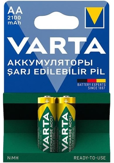 Varta 56706 1.2v 2100 Mah Şarjlı Aa Kalem Pil 2'li Paket