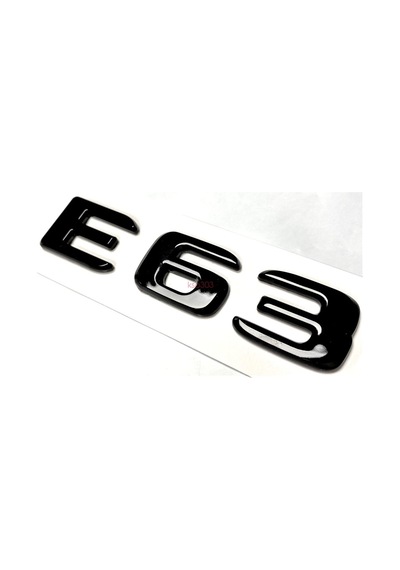 E 63 Piano Black Bagaj Yazısı Üçgen Tip 3m 3d Abs