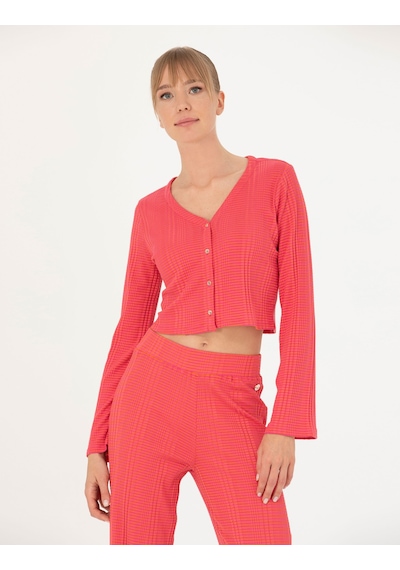 Pierre Cardin Kadın Fuşya Hırka Örme 50263591-vr023 Fuşya
