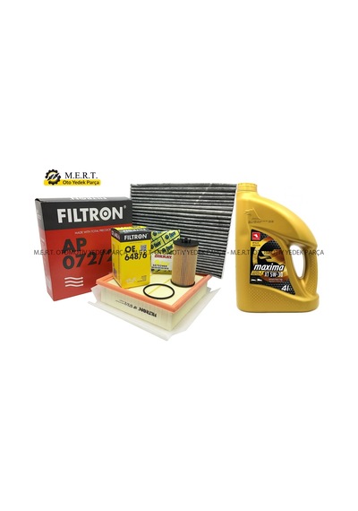 Opel Corsa D 1.2 Ve1.4 Benzinli Yağ Bakım Filtre Seti 2007-2014