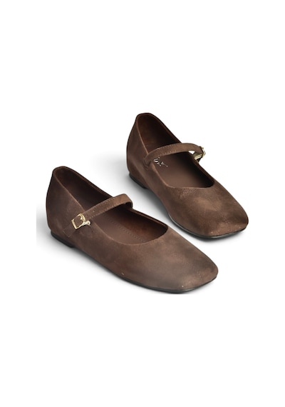 Fox Shoes Z250800002 Kahverengi Süet Günlük Kadın Ayakkabı