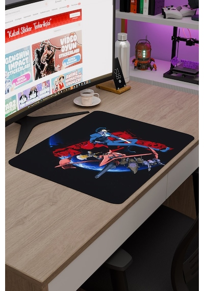 Cowboy Bebop Anime V1 - 48x40 Xl Gaming Kauçuk Kaymaz Taban Mouse Pad Fare Altlığı