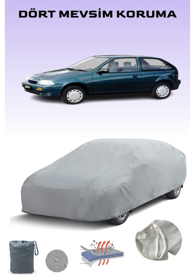 Suzukı Swift 3 Kapılı 1996 - 2003 Araba Brandası Oto Branda Gri