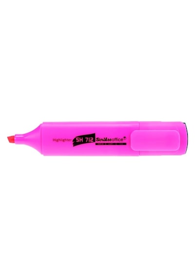 Scrikss Fosforlu Kalem Office Pembe Sh 712 Çok Renkli
