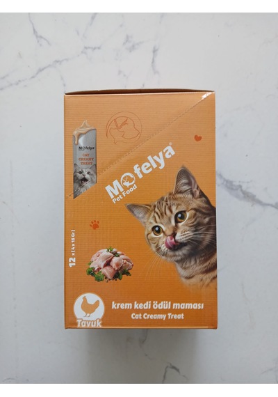 Krem Kedi Ödül Maması Tavuk Aromalı 12 4'lü Paket Toplam 48 Ad.