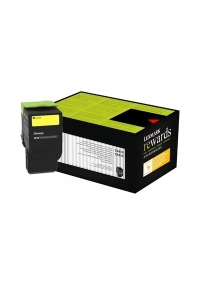 Lexmark 80c8hy0 Toner - Cx410, Cx510 Yellow 3k