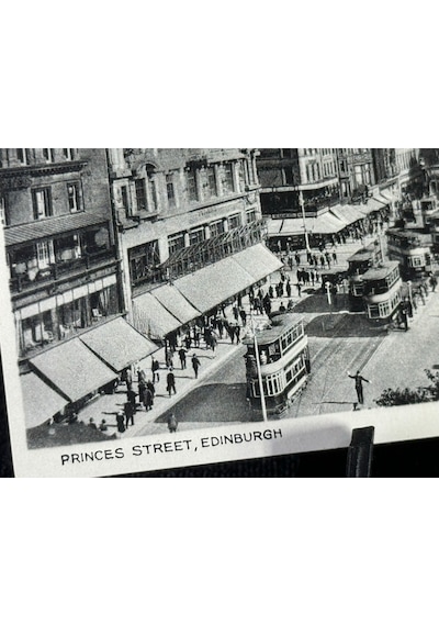 İngiltere Post Card Princes Street Edinburgh 1930-1950'li Yıllarından
