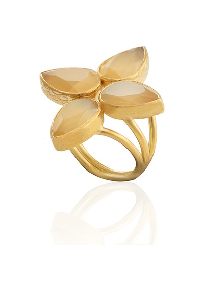 Kadir Jewellery 22 Ayar Altın Kaplama Zirkon Taşlı Kadın Otantik Yüzük Sarı 23328663