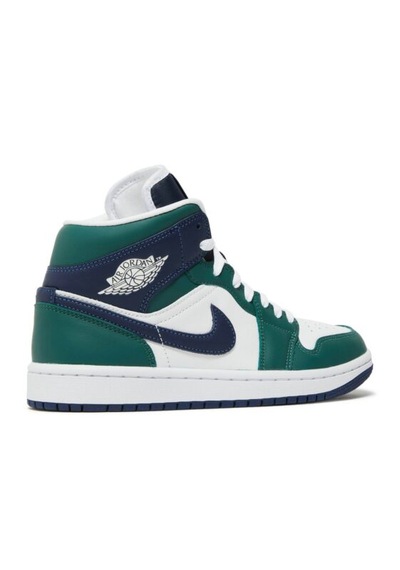 Nike Air Jordan 1 Mid Se Dseahawks W Siyah - Yeşil