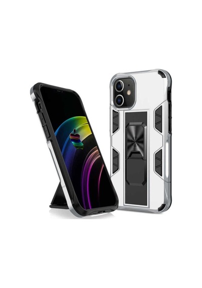 Apple Uyumlu iPhone 12 Pro Max Kılıf Zore Volve Kapak Gri